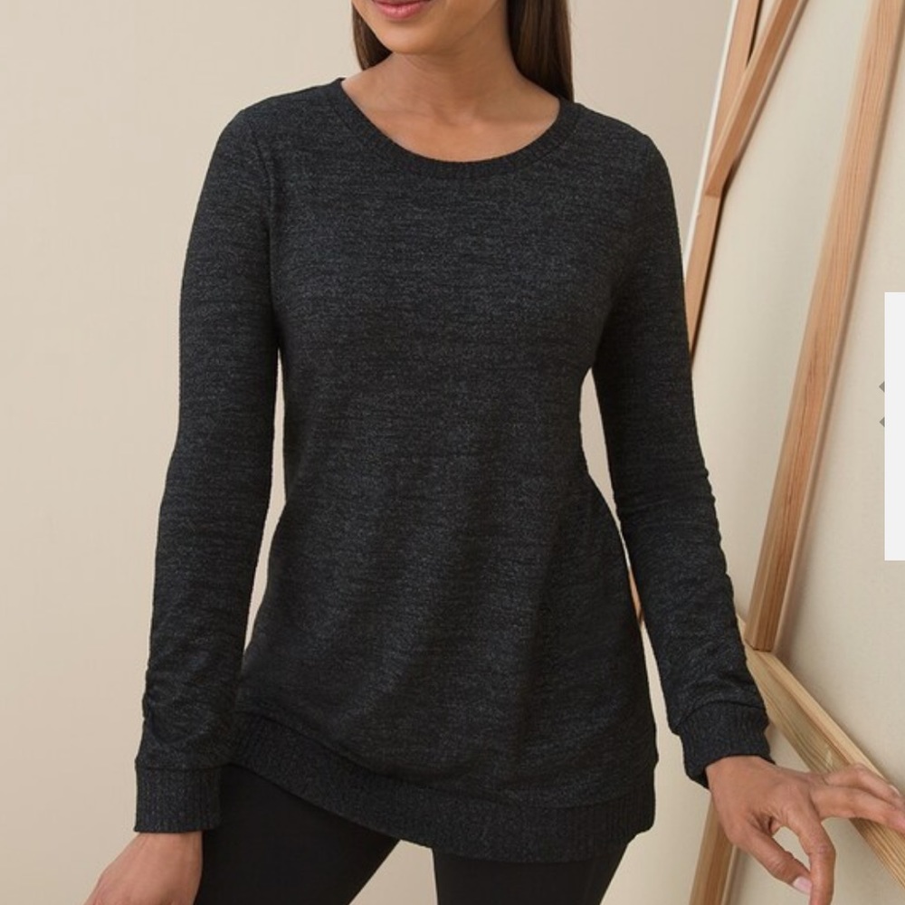 NWT Chicos Zenergy soft essentials long sleeve cozy top